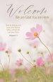 General Worship Bulletin: We Are Glad You Are Here - Spring (Package of 100)