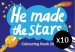 10 x He Made the Stars, Colouring Book