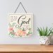 Wall Plaque-Tin-To The Glory Of God (7" x 7")