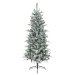 5.9ft Snow Covered Slim Lapland Fir Tree