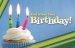 Birthday Postcard: God Bless Your Birthday! (Package of 25)