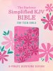 Barbour Simplified KJV Bible for Teen Girls—3-Minute Devotions Edition