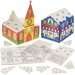 Christmas Village 3D Colour-in Kit