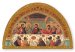 Last Supper Gold Foil Wood Plaque