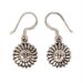 Sun Nepalese Silver Earrings