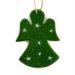 Angel Soapstone Decoration - Green