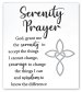 Serenity Prayer Ceramic Plaque