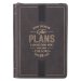 Journal Classic Zip Black I Know the Plans Jer. 29:11