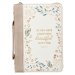 Extra Large Everything Beautiful Cream/Taupe Fashion Bible Cover -  Ecc. 3:11, XL