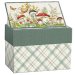 Recipe Box-Woodland Mushrooms w/ 12 Recipe Cards & 12 Dividers (6.75" x 5")