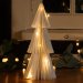 30cm Cream Honeycomb Tree with Warm White LED lights