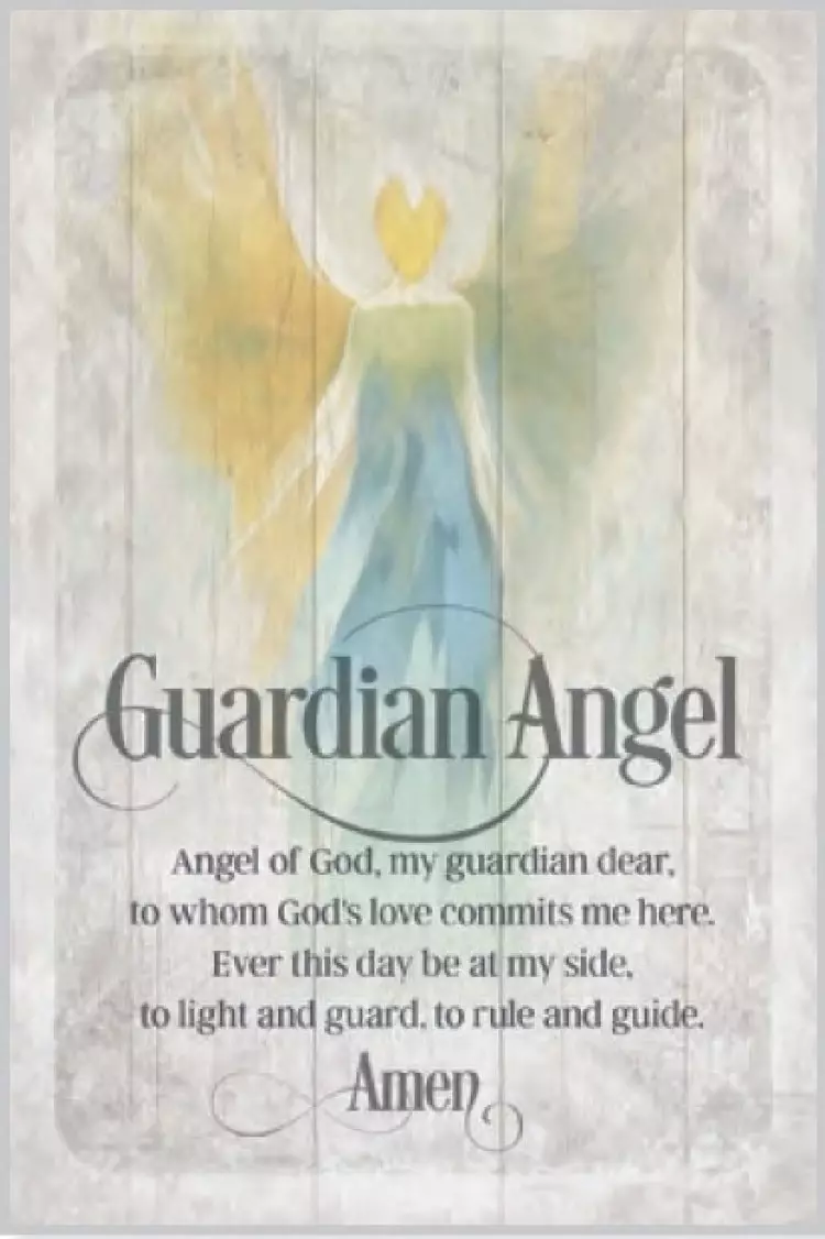 Plaque-Inspirational-Guardian Angel Prayer (6 x 9)