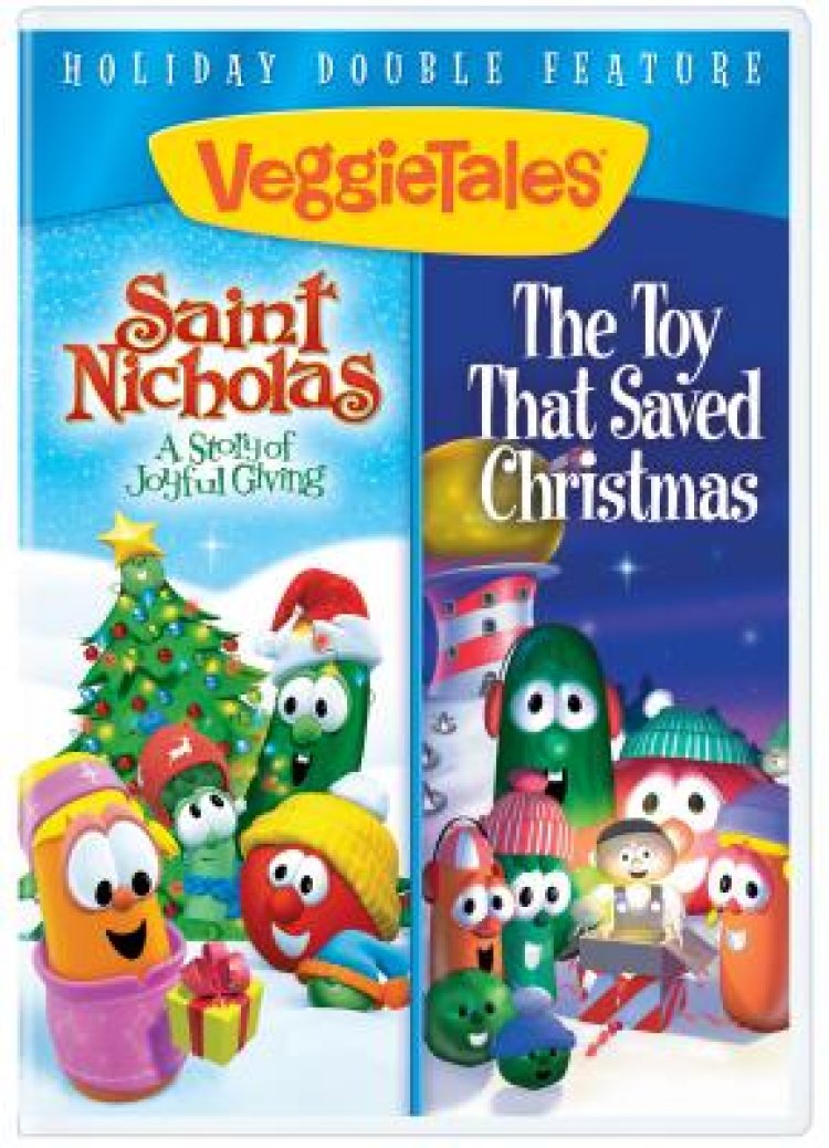 DVD-Veggie Tales: Saint Nicholas/Toy That Saved Christmas Double ...