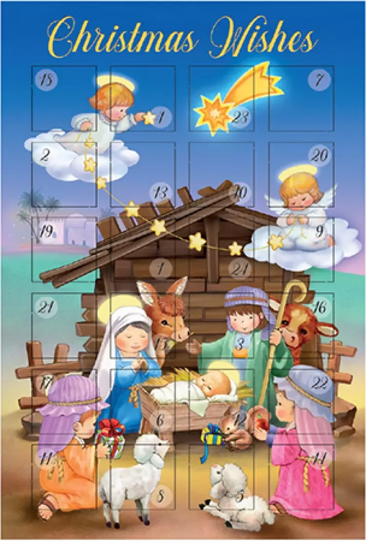 Advent Calendar Card with Easel