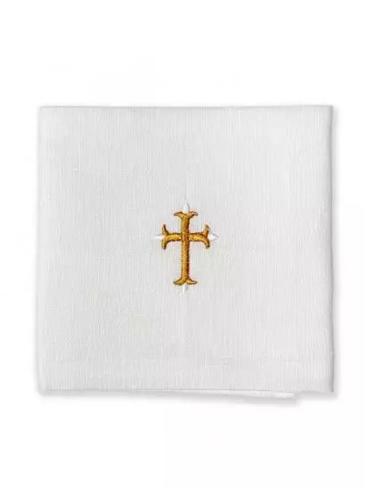 New 16" x 16" Purificator - Gold Cross Design - 1