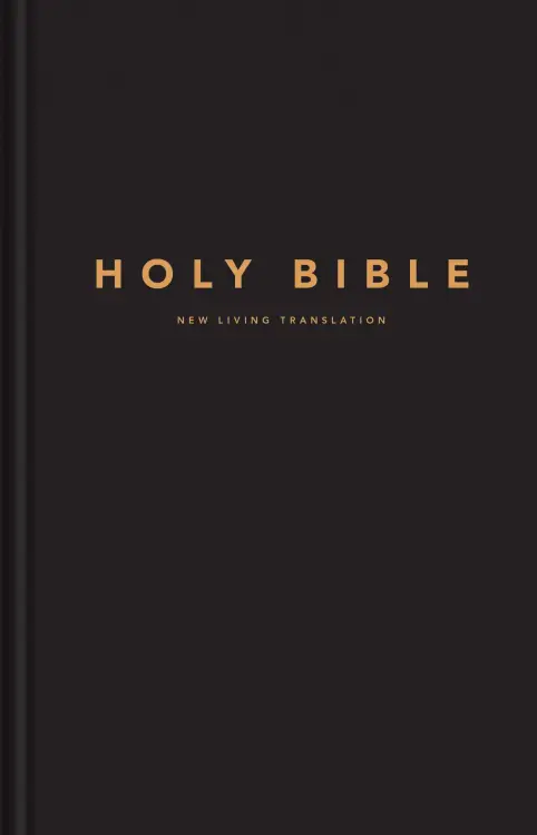 NLT Large Print Pew Bible (Hardcover, Black)