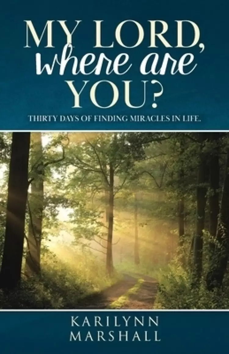 My Lord, Where are You?: Thirty Days of Finding Miracles in Life