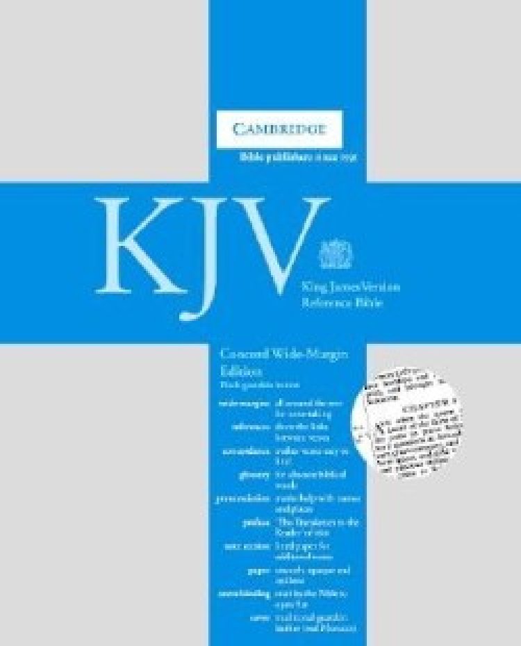 Cambridge KJV Personal Concord Reference Bible, Black French