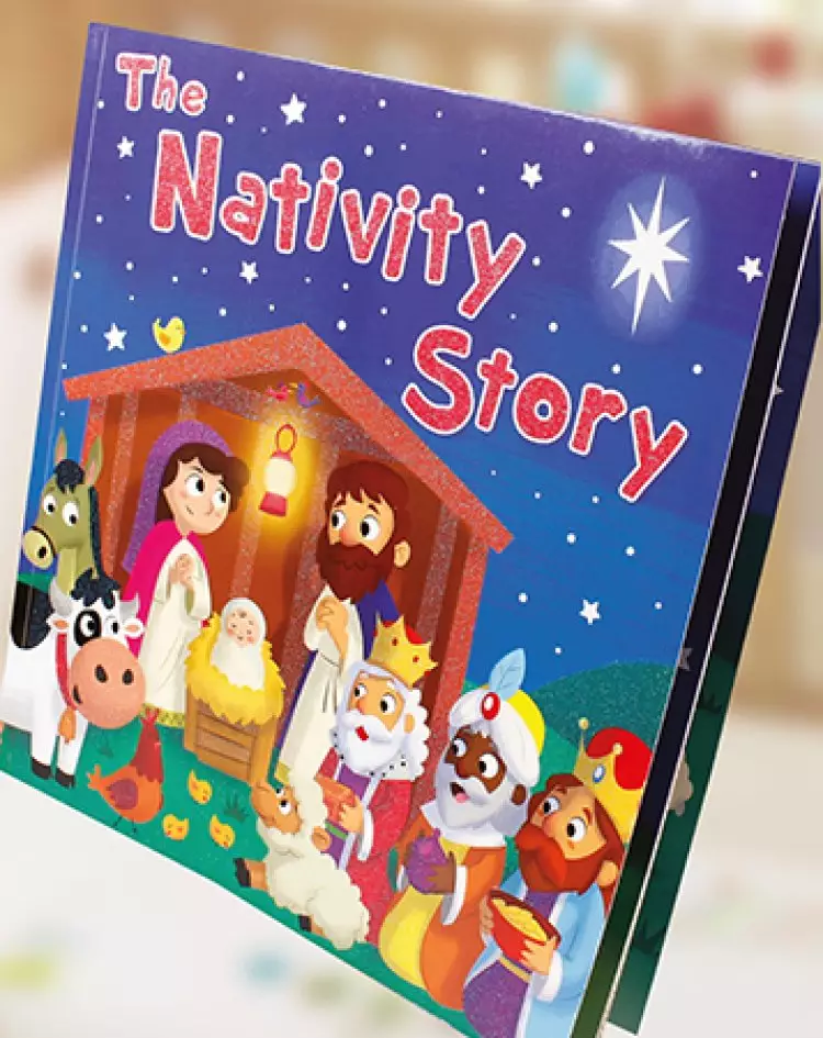 Paperback Book/The Nativity Story/Glitter