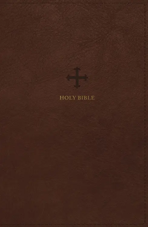 NRSV, Catholic Bible, Standard Personal Size, Leathersoft, Brown, Comfort Print