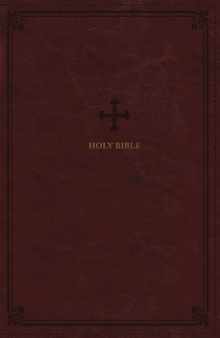 NRSV, Catholic Bible, Standard Personal Size, Leathersoft, Red, Comfort Print