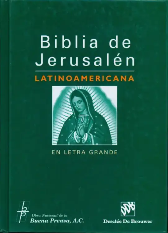 Biblia de Jerusalen Latinoamericana en Letra Grande-OS