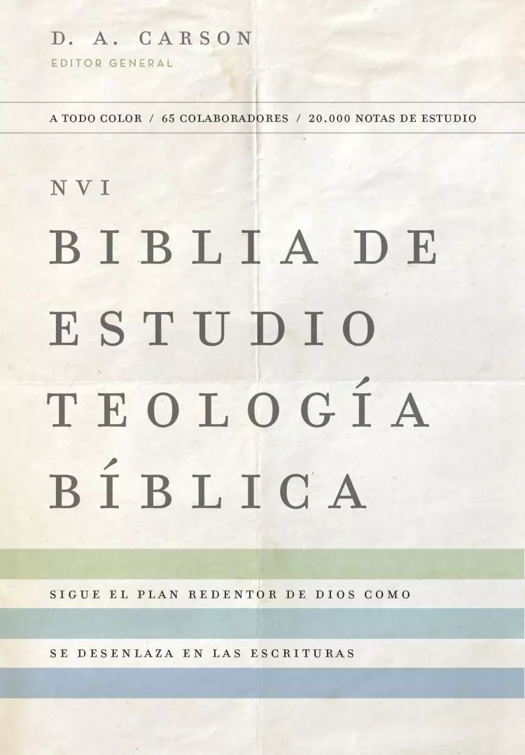 NVI, Biblia de Estudio Teología Bíblica, Tapa dura, Interior a cuatro colores