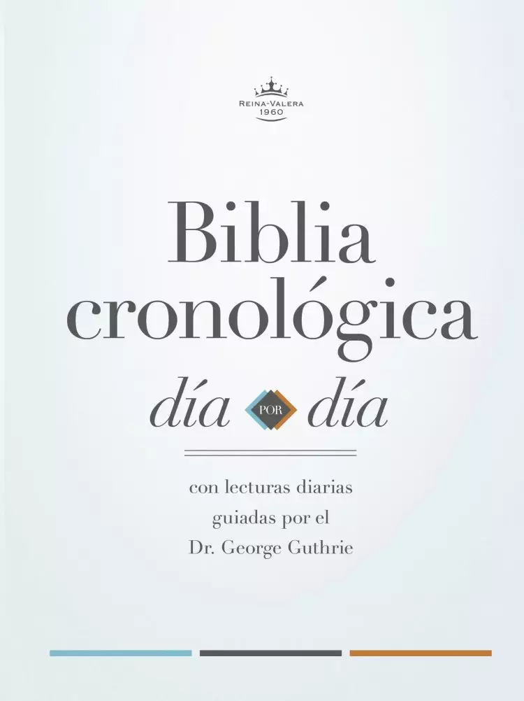 RVR 1960 Biblia cronológica, día por día, tapa dura