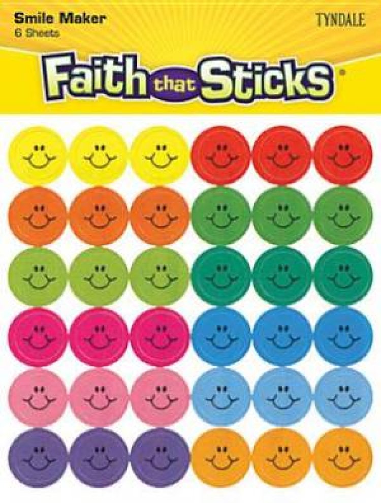 Mini Happy Face Stickers  Free Delivery when you spend £10 at
