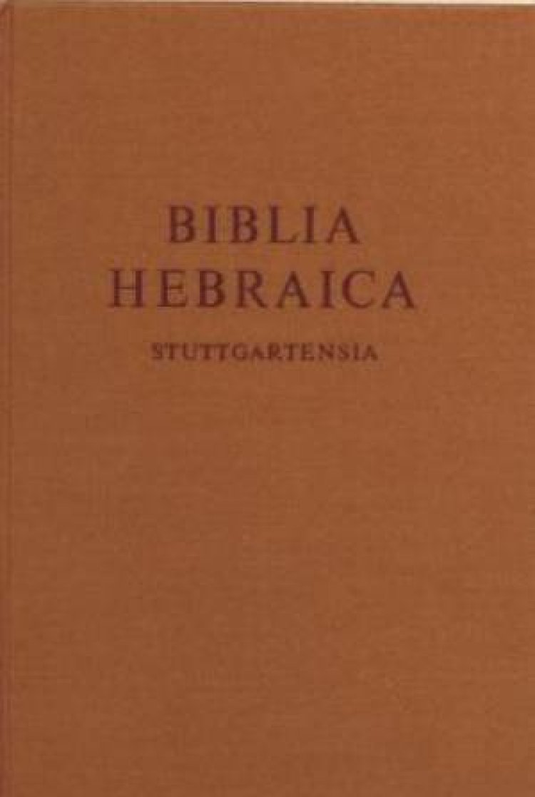 Biblia Hebraica Stuttgartensia Bhs Standard Edition Hebrew Bible Free Delivery At Uk 7219