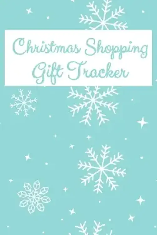 Christmas Shopping Gift Tracker: Snowflake Design