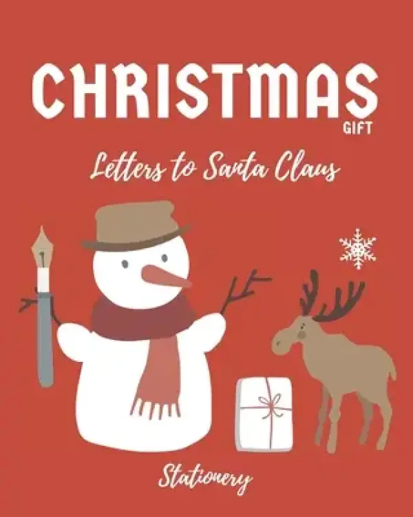 Christmas gift Letters to Santa Claus. Stationery: 20 Nordic style illustrated letter paper to write wishes to Santa or to send greetings for Christma