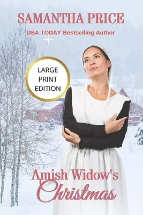 Amish Widow's Christmas Large Print