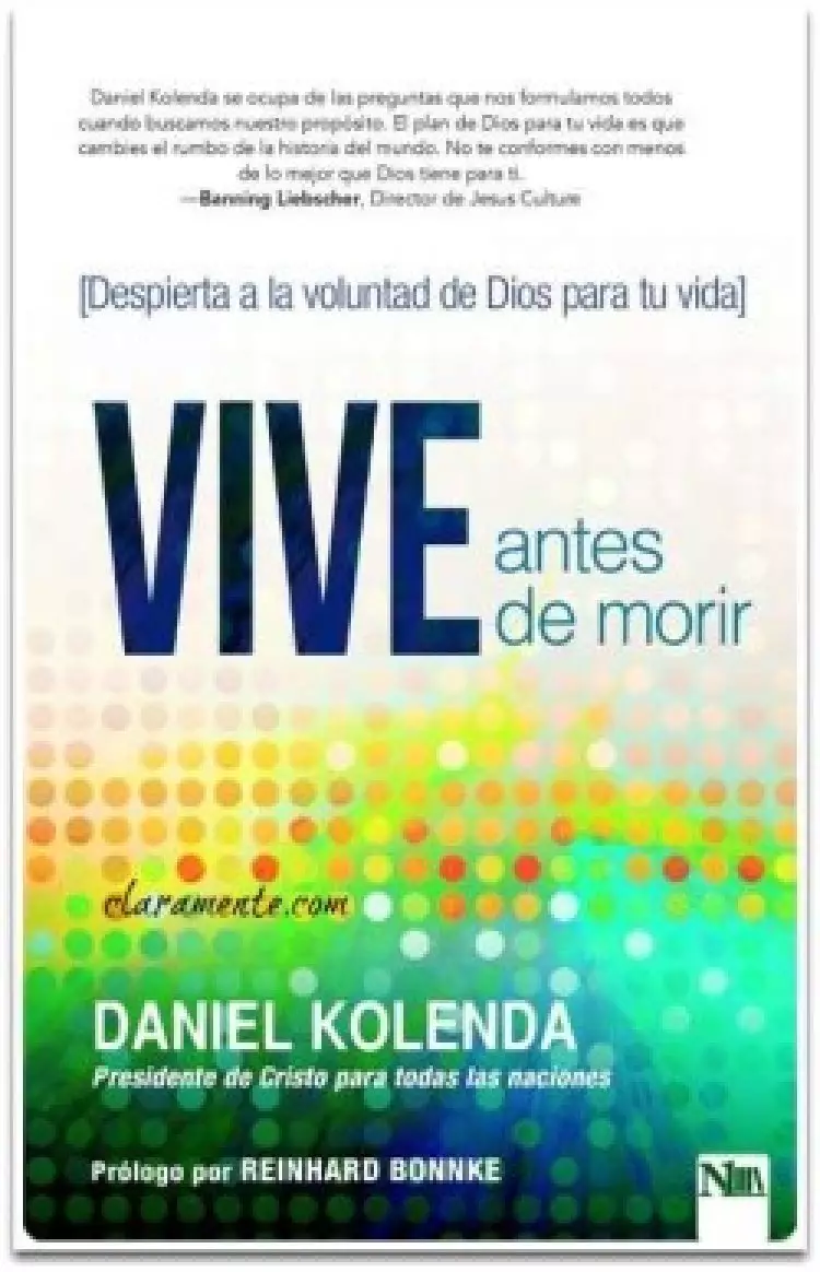 Vive antes de morir