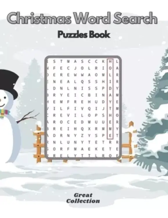 Christmas Word Search Puzzle Book: Holiday Activity Book For Everyone Perfect For Gift