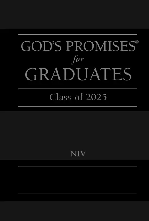 God's Promises for Graduates: Class of 2025 - Black NIV