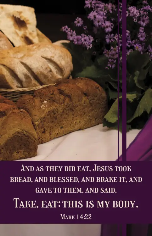 Communion Bulletin: As They Did Eat (Package of 100)