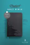 NLT Student Bible, Thinline Reference, Filament-Enabled Edition (LeatherLike, Overflow Black, Red Letter)