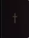 NLT Wide Margin Bible, Filament-Enabled Edition (Hardcover LeatherLike, Black Cross, Red Letter)