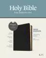 KJV Wide Margin Bible, Filament-Enabled Edition (Genuine Leather, Black, Red Letter)