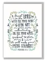 Trust in the Lord A6 Card