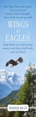 Bookmark-Wings Of Eagles Isaiah 40 31 KJV Pack Of 25