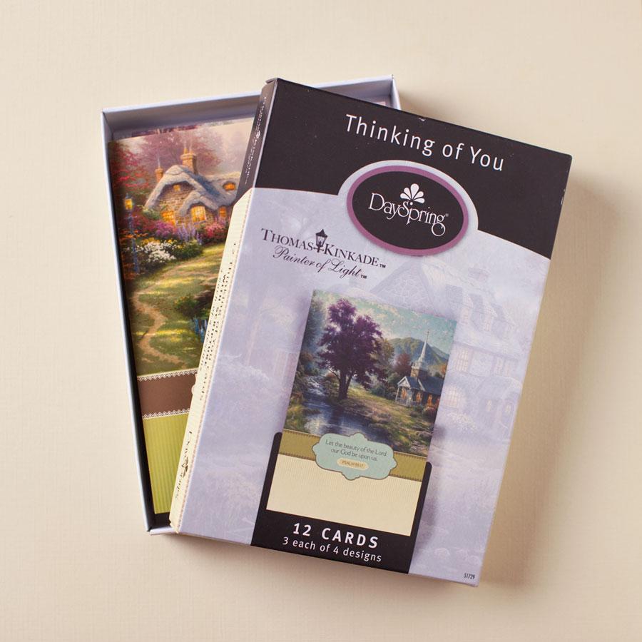 Thomas Kinkade - Thinking of You - 12 Boxed Cards| Free Delivery when ...