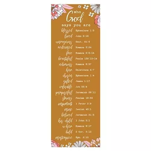 Bookmark-Bible Basics-Who God Says You Are (Pack Of 10)