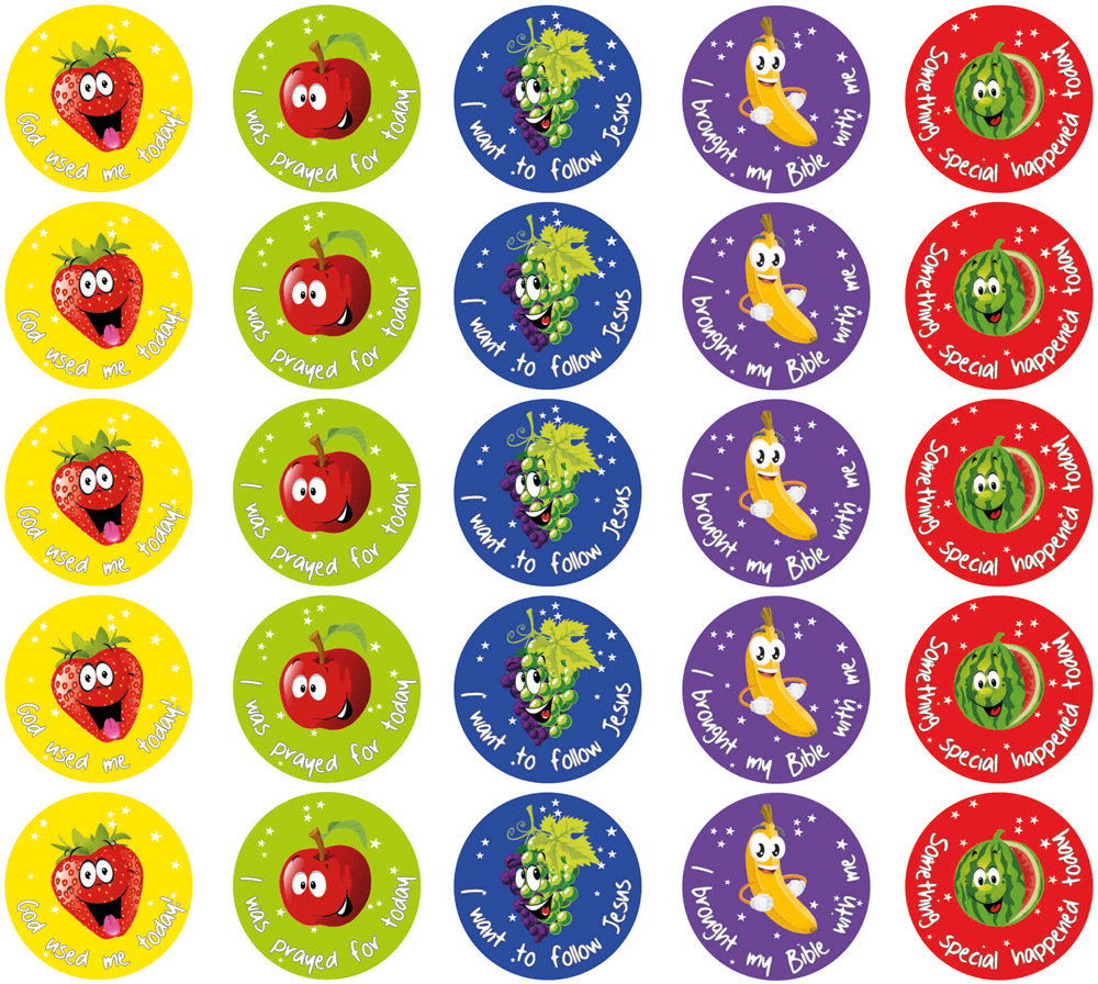 Children's Ministry Sticker Pack 120 Stickers