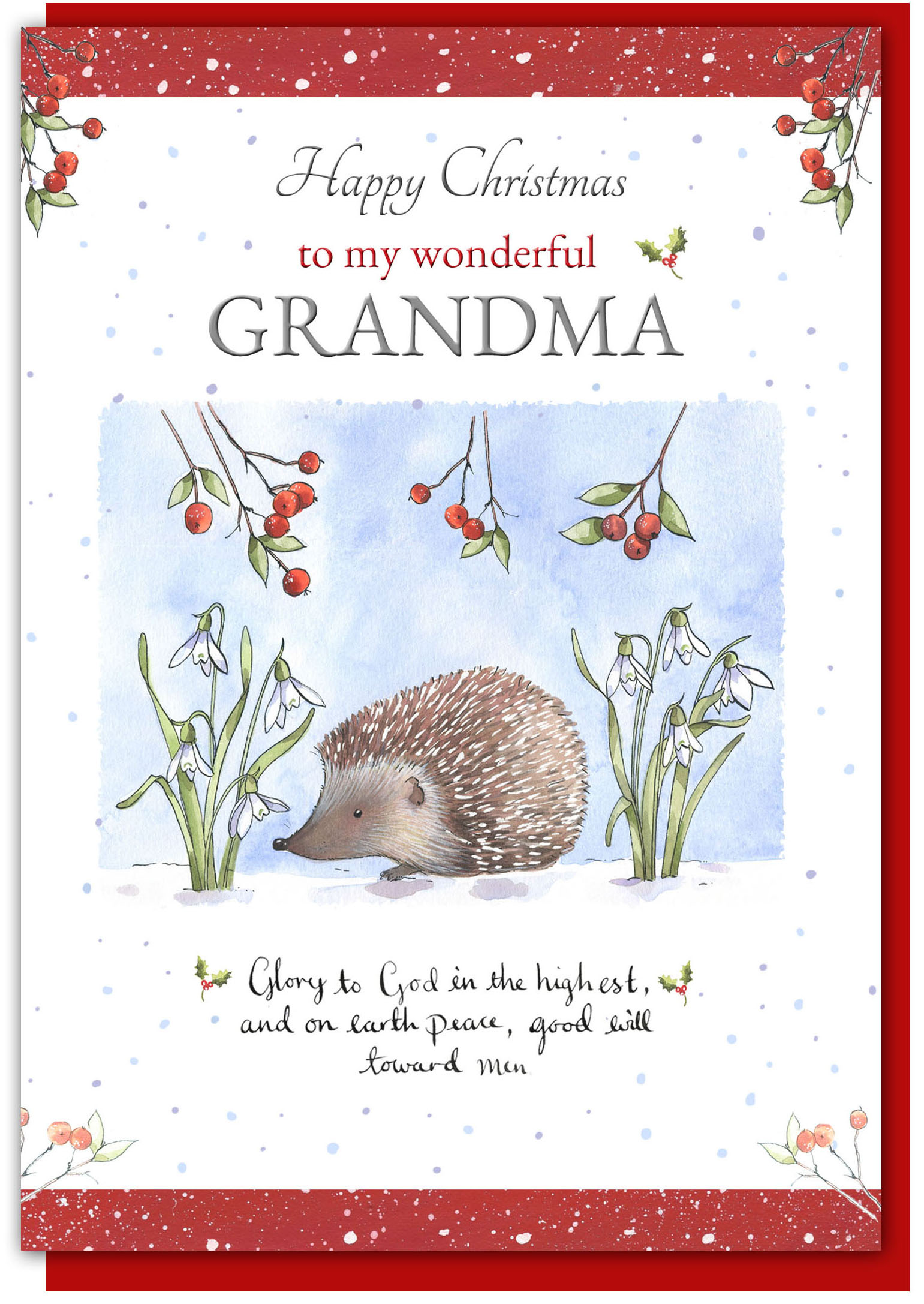 Wonderful Grandma Christmas Card 0604565252357 | Fast Delivery at Eden