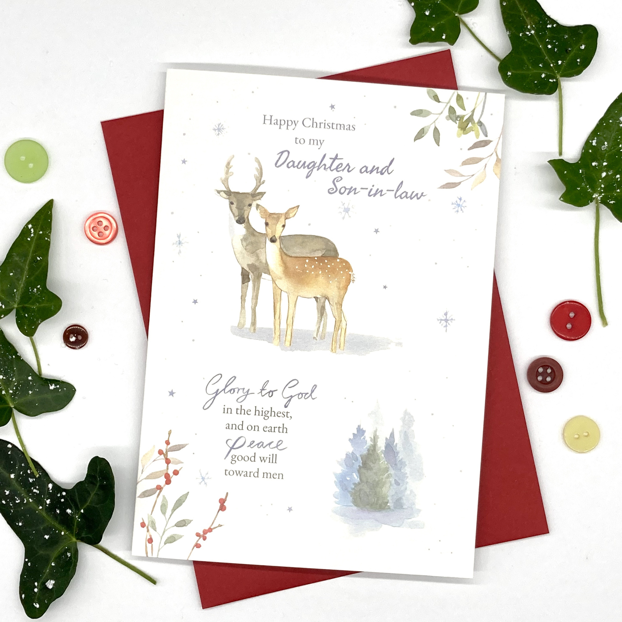 Daughter & Son-in-law Christmas Card 0604565252494 | Fast Delivery at Eden