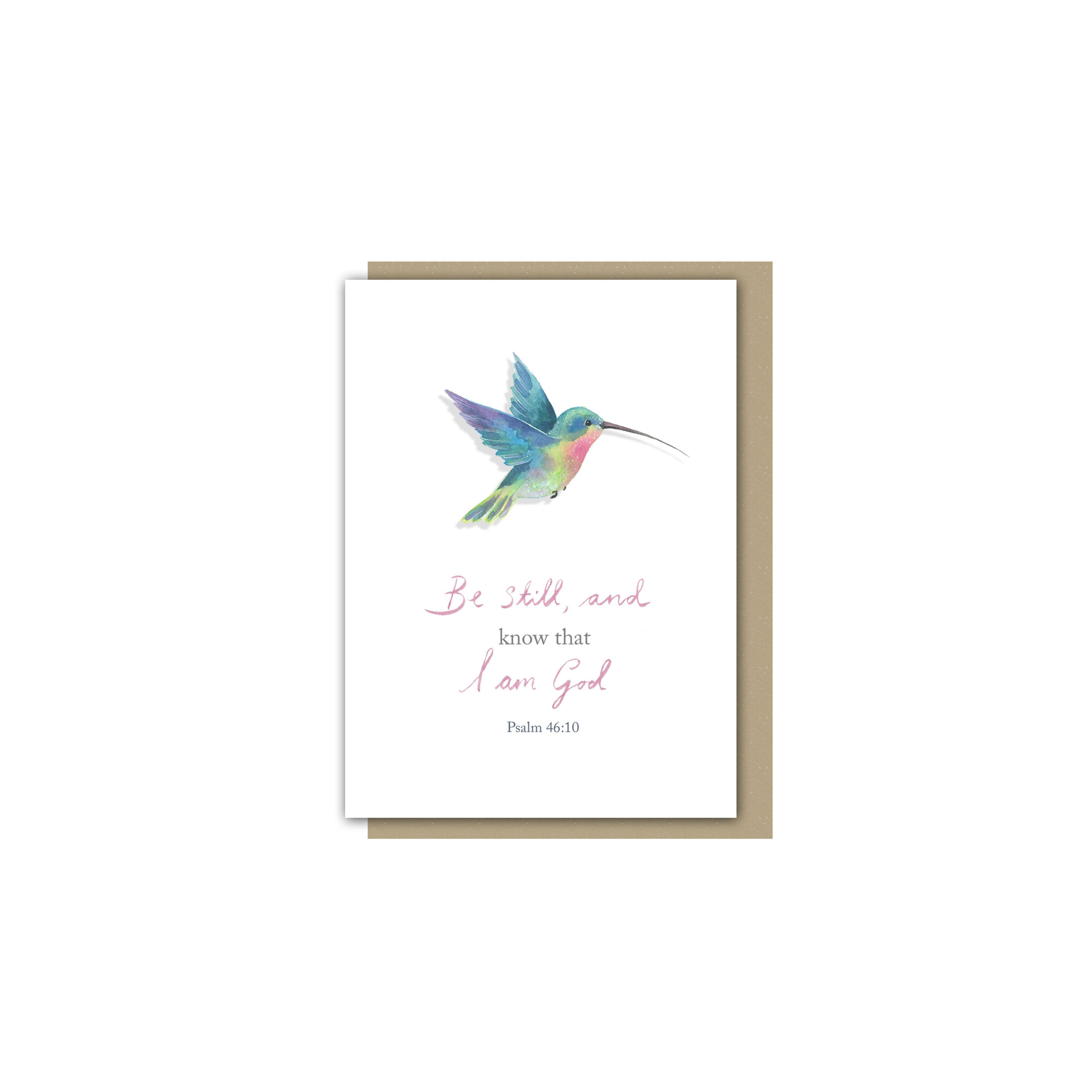 Be Still Little Note Encouragement Single Card Free Delivery When You Spend £10 At Uk 