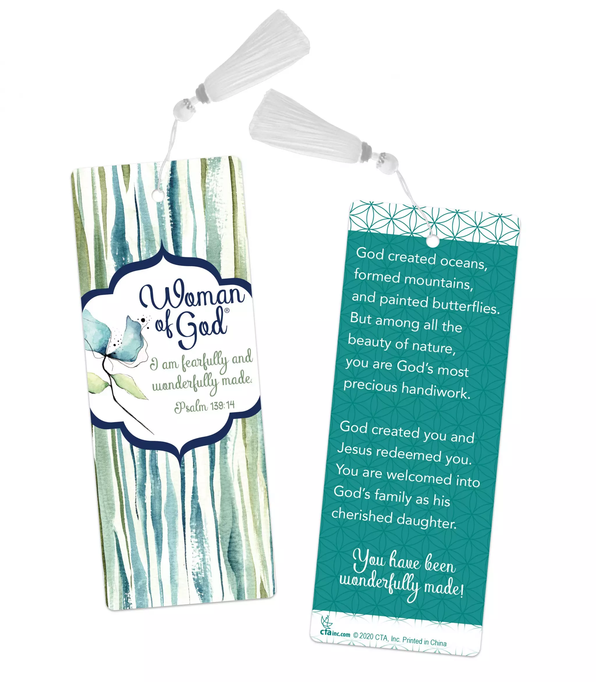 Jumbo Bookmark-Woman Of God (Psalm 139:14 KJV)