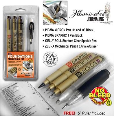 Foundations Bible Journaling Pens Pencil Set